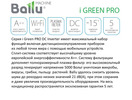 Сплит система Ballu iGreen PRO DC Inverter BSAGI-12HN1_17Y